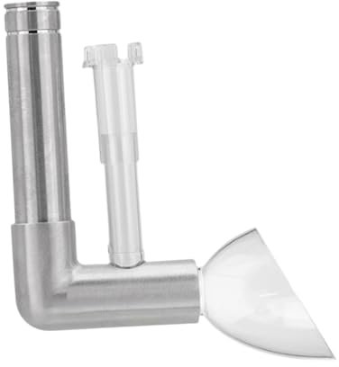 Sharplace Aquarium Surface Skimmer Fishtank Oil Film Processor Space Saving Rust Resistant Aquarium Fittings for Small Filter Household, 18mm