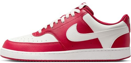 NIKE HM9862-600 Court Vision Low Herren Gym RED/Summit White EU 44