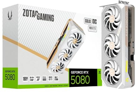 ZOTAC Gaming GeForce RTX 5080 Solid OC 16GB GDDR7 Reflex 2 RTX AI DLSS4