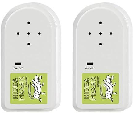 Hobngmuc Giocattolo Scherzo Rumoroso Grillo Divertente, 2 Pezzi Dispositivo Di Canto Nascosto Per Scherzi Pratici, Scatola Sonora Grillo Per Ufficio, Casa E Feste
