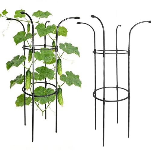 Enrejado Paraguas de Jardín,Inoxidable Estable para Enredaderas | Estructura de Torre Exterior para Flores - para trepadoras, Rosas, clemátides, Pitahaya, pepinos, hortensias, jazmines y potos