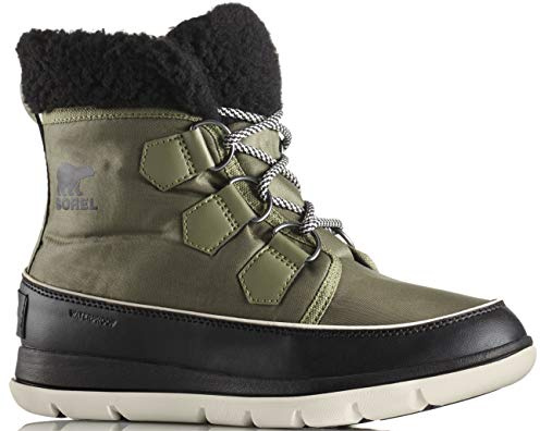 Sorel Explorer Carnival Waterproof bottes d'hiver imperméables pour femme, Vert (Hiker Green x Black), 38 EU