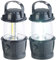 PEARL Camping Beleuchtung: 2er-Set dimmbare LED-Laternen, 3 COB-LEDs, Batteriebetrieb, 3W, 140 lm (Lampe batteriebetrieben, Lampen mit Batterie, Tischleuchte)