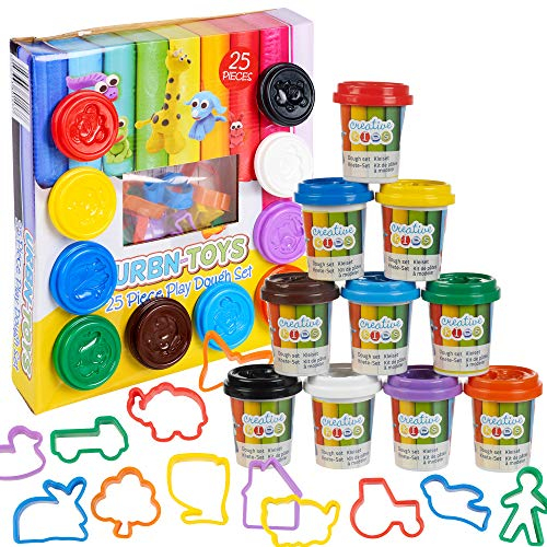URBN-TOYS Craft Dough Set and Accessories Play Clay Kit (22 Pcs Dough Set and Accessories)