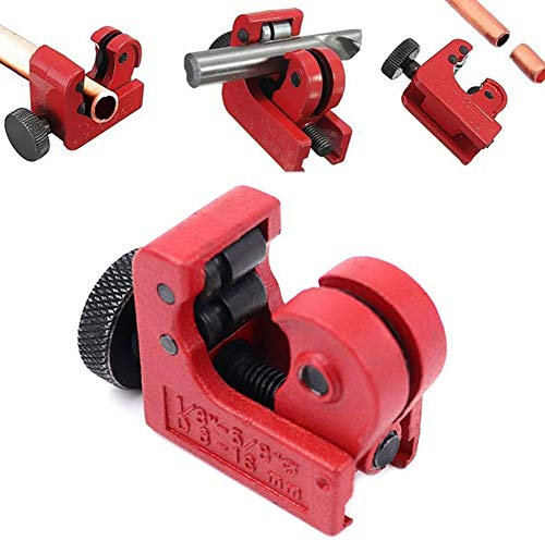 Cortatubos, mini cortador de tubo de aleación ajustable de 3-16 mm / 4-32 mm / 5-50 mm, herramienta de corte de tubos para cobre, PVC, aluminio, plástico, acero inoxidable (3-16mm)