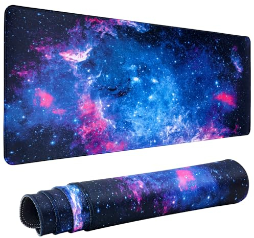 YIYISSHI Galaxy Nebula Mouse Mat Non-Slip Rubber Base Gaming Mouse Pad for Computers Laptop Office Desk Accessories Desk Mat (Nebula)