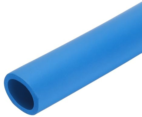 QUARKZMAN 1 x 0.5m Rohrisolierung Schaumstoff, Durchmesser 28mm Isolierstärke 5mm Heizungsrohr Verkleidung für Fitnessgeräte, Rohre, Handhaben (Blau)
