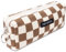 OFFCUP Federmäppchen Mädchen Mäppchen Cord-Stoff, Pencil Case Teenager Stiftetasche Tragbare Schreibwaren Tasche, Federtaschen Schlampermäppchen mit Reißverschluss, Federmappe für Schule, Büro - Braun