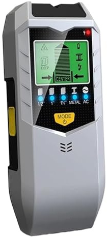 ThreeH Leitungssucher Ortungsgerät 5 in 1 Elektronischer Wanddetektor Multifunktionale Wandsonde mit Alarm für die Erkennung von Holz