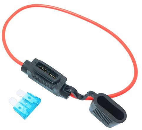 Sicherungshalter 32V Mini Small Medium Auto 18/1614/12/10AWG und Auto-Flachsicherung 1St(1A,MEDIUM_12 AWG)