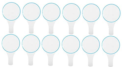 Operitacx 12pcs Handheld Whiteboard Eraser DIY Scoreboard Kit Magnetic Paddle Boys and Girls Educational Tool