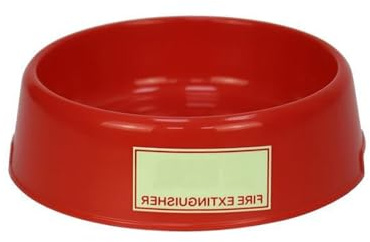 Soporte para extintor de incendios, base luminosa, punto de extintor, soporte de seguridad universal de plástico para interiores (apto para 5-8 kg)