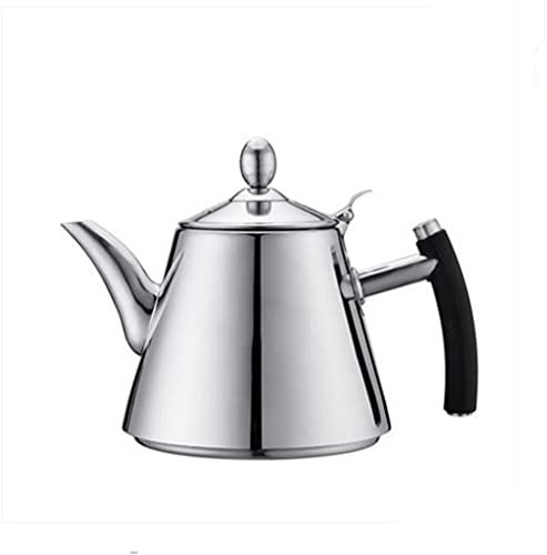 XWBLDBDFC Teiera in acciaio inox per la casa, caffettiera retrò, bollitore ad acqua ispessito, cucina a induzione che può essere riscaldata, bollitore in acciaio inox 304 per cucina e ristorante