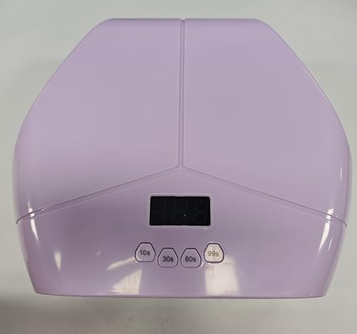 Lampara Uñas Semipermanentes, Lampara UV Led Uñas con 72 LEDS, Secador de Uñas Profesional con 4 Temporizadores y Sensores Automáticos, Lampara de Uñas