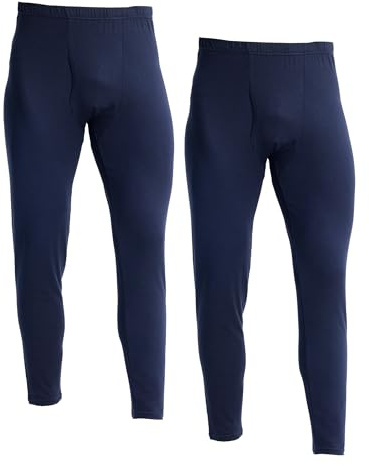 LNFINTDO 2er Pack Herren Thermo Unterhose Lang Thermohose Winter Leggings Funktionsunterwäsche Skiunterwäsche Warme Unterwäsche Männer