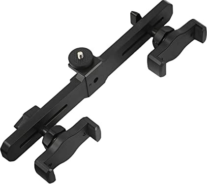FVDPWYE Supporto per Cellulare Staffa da Tavolo Morsetto Regolabile Pinza per Tablet Braccio Flessibile in Plastica Adatto per Trasmissioni dal Vivo E Le, Clip per Doppio Telefono