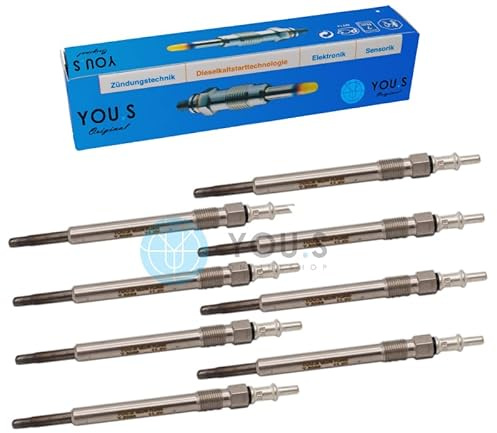 8 Stück YOU.S Original Glühkerzen Länge: 131,0 mm Spannung: 11,5 V - 0011594201
