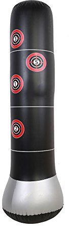 VGEBY Aufblasbare Boxsack, Freistehende Stanzturm Boxing MMA Target Bag Fitness Zubehör Kampfsportbedarf