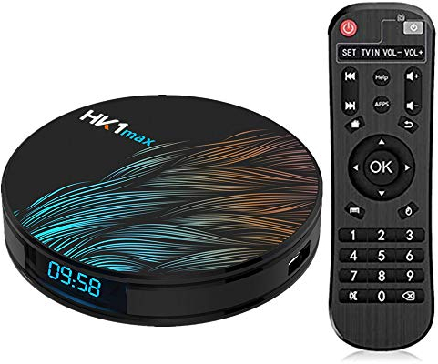 Sofobod HK1 MAX Android 10.0 TV Box 4GB RAM 32GB ROM, CPU Quad-Core Cortex-A53 64 Bit, BT4.1, WiFi Dual 2.4G&5G, Decodifica H.265 HD 4K Smart Box