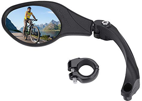 Specchio bici da manubrio, specchietto retrovisore regolabile a 360 ?per bici da strada(Leftt)