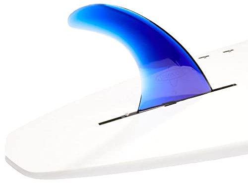 DORSAL Signature Surf SUP Single Center Fin for Longboard Surfboard 8 Inch Blue