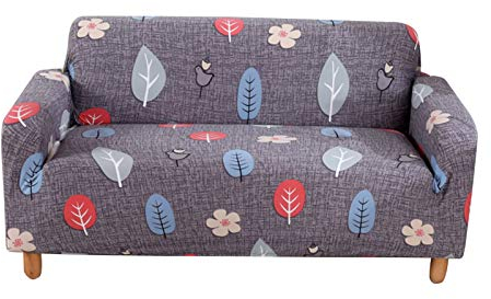 DZYP Sofabezug Couchbezug Jacquard Fleckenbeständig Sofa Abdeckung,Sofahussen für Stretch Weich Elastisch Farbecht, Stretchhusse für Sofa Couch Sessel (A16,2 sitzer)