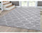 Mia's Teppiche Anna Wohnzimmer Teppich, Kurzflor, Grau, 200x290 cm