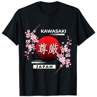 SAKURA FIORI DI CILIEGIA NELLE CITTÀ DEL GIAPPONE, KAWASAKI Maglietta