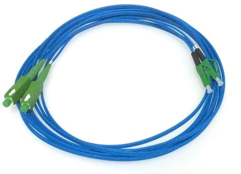 DG Systems - Cavo fibra ottica LC/A - SC/A duplex monomodale - Made in Italy (3 mt)