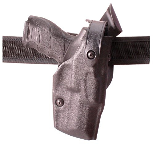 SAFARILAND 6360 ALS/STX Dienstholster mit Aussparung am Korn/schwarz, rechts, H&K VP9 (SFP9), 50 mm UB