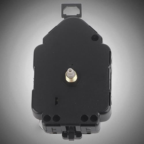 Qiilu Quarzuhrwerk Pendeluhrwerk Quarz-Uhrwerk DIY-Uhrwerk für Quarz-Wanduhren Pendelwerk Pendel Quarz Uhrwerk Ersatzteile für Uhren 12mm / 0.47 Zoll Schaftlänge