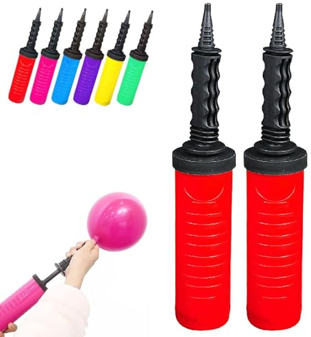 Confezione da 2 Pompe per Palloncini, Gonfiatore Manuale, Kit di Arco e Ghirlande, Manueller Inflator, Ballon-Handpumpe