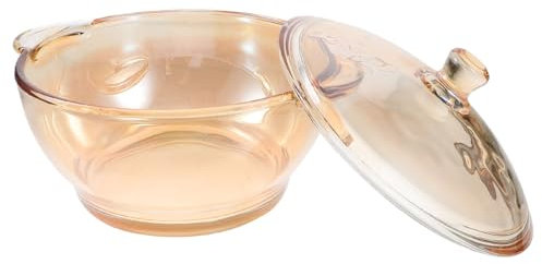 IMIKEYA 1pezzi Pentola Per Zuppe Ciotola Per Microonde Trasparente Con Design Elegante Adatta Per Forno e Lavastoviglie Perfetta Per Cucina e Regali