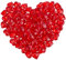 SOFPLATE 120 pieza de Jarrón de Resina con Forma de Corazón Rojo para San Valentín Pequeñas Gemas En Forma de Corazón Reutilizables Sin Agujeros para Esparcir En la Mesa Adorno Central para Boda Día d