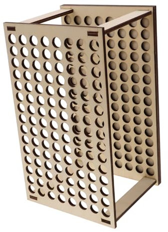 Operitacx Holz Stifthalter Organizer Für Pinsel Und Marker Langlebiger Tragbarer Holzaufbewahrungsständer Für Malsachen Und Buntstifte Praktisches Leichtes Tisch-Organizer Für Künstler Und b