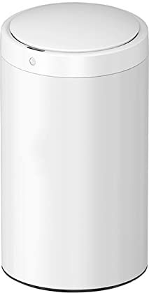 Poubelle ligente 20 L/30 L, à Induction Automatique, pour la Maison, la Cuisine, la Cantine, Grande capacité, pour Le Bureau, l'extérieur, Blanche, 30 L