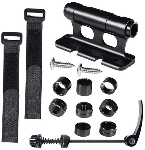 Bicycle Fork Mounts, Aluminium Alloy Bicycle Fork Holder, Bicycle Fork Mount With Quick Release, 5/12/15 x 100 mm, 15 x 110 mm, 4 Pairs Side Covers, for Trucks, Suvs, Bicycle Carrier and Trailers