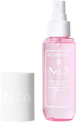 MCoBeauty Fragrance Mist - No. 3 Dragon Fruit & Jasmine | Hair & Body Spray, All Day Wear, Light Sweet Perfume, Long Lasting, Vegan & Cruelty Free
