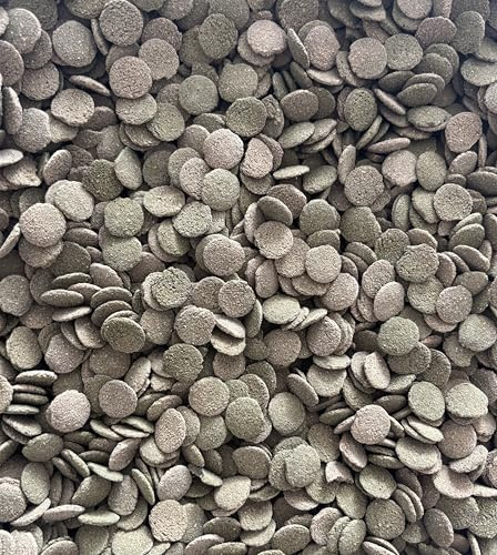 Algen Wafers/Welschips 12 mm – 6 % Spirulina – Sinkende Tabletten für Algenfresser, Welse & Bodenfische im Aquarium (5000Gr)