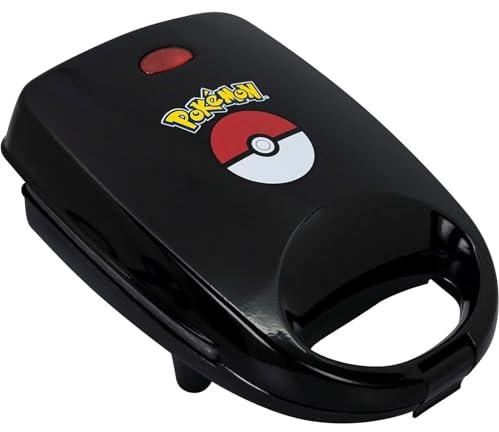 Pokémon Sandwich Maker – Toast- & Sandwich-Grill mit Pokémon-Design – Antihaft-Beschichtung, einfach zu reinigen – Frühstücks- & Snack-Grill – Geschenk für Fans