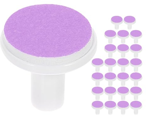 Ipetboom Lime à Ongle Bébé Électrique, 24 Embouts de Rechange Universels en Papier de Verre et Plastique, Adaptés aux Garçon et Filles de 6 à 12 Mois pour Usage Quotidien
