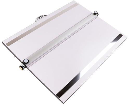 Professionelles Zeichenbrett im A2-Format – Ergonomischer Zeichentisch mit Verstellbarer Neigung und Bremsmechanismus, 26,3 x 17,7 Zoll,