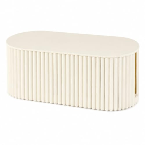 Cable Tidy Box – White 12.5x11x34cm – for Router and Plug Wires | Hides Clutter, Protects Plugs – Fits Offices, Bedrooms, Living Rooms – for Home and Work