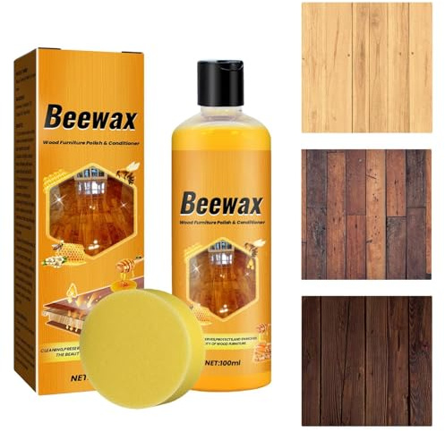 Bees Wax Furniture Gloss and Cleaner Agent Shine Protect Long-Lasting | Bee Wax Shine Multifunctional Wood Cleaner Spray Remove Fingerprints Revitalize Furniture Tables, Baseboards, T