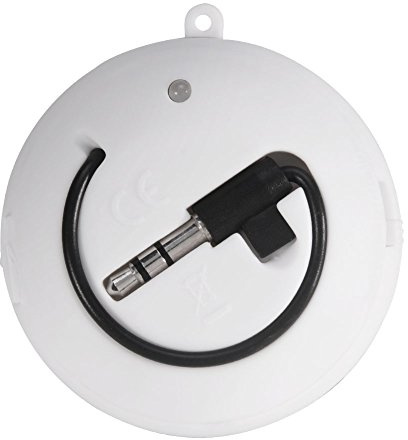 Zerone WLAN-Lautsprecher, Tragbare -Reise-Lautsprecher mit 3,5-mm-Aux-Audio-Klinkenstecker in klarem Bass Eingebaute Batterie für Smartphone, und Computer(Weiß)