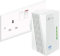 TP-Link TL-WPA4220 V1.2 2-Port Add-On Powerline Adapter, Range Extender, Broadband/WiFi Extender, WiFi Booster/Hotspot, No Configuration Required, UK Plug (Renewed)
