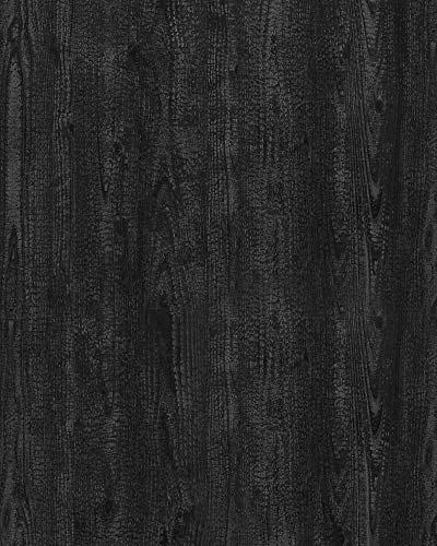 Dekorpaneel Natur Dekor WallFace 25153 Antigrav Carbonized Wood Wandverkleidung strukturiert in Holz Optik matt anthrazit grau 2,6 m2