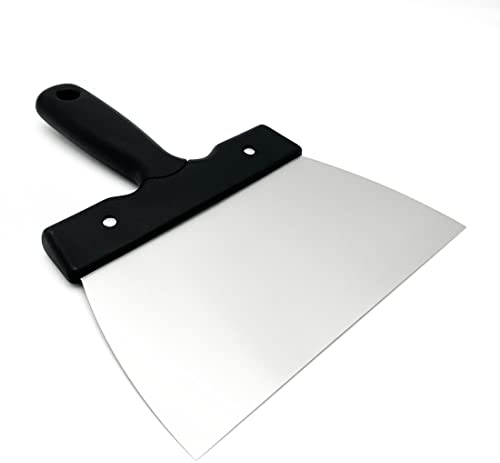 Coating Spatula for Chocolate Scraper Chocolate Thermostat Spatula Stainless Steel Dough Scraper (Large)