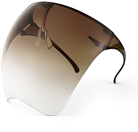 FEISEDY Gafas de Visera Futurista para Protección UV Gafas de Sol de Cara Completa Escudo de Visera Antiniebla para Mujer y Hombre B2781