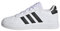 adidas Grand Court Lifestyle Tennis Lace-Up Shoes, Zapatillas de Tenis Unisex niños, Cloud White Core Black Core Black, 34 EU